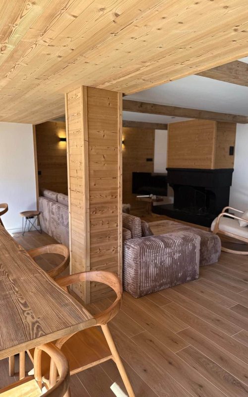 Rénovation chalet montagne Briançon avant après par HM Rénovation
